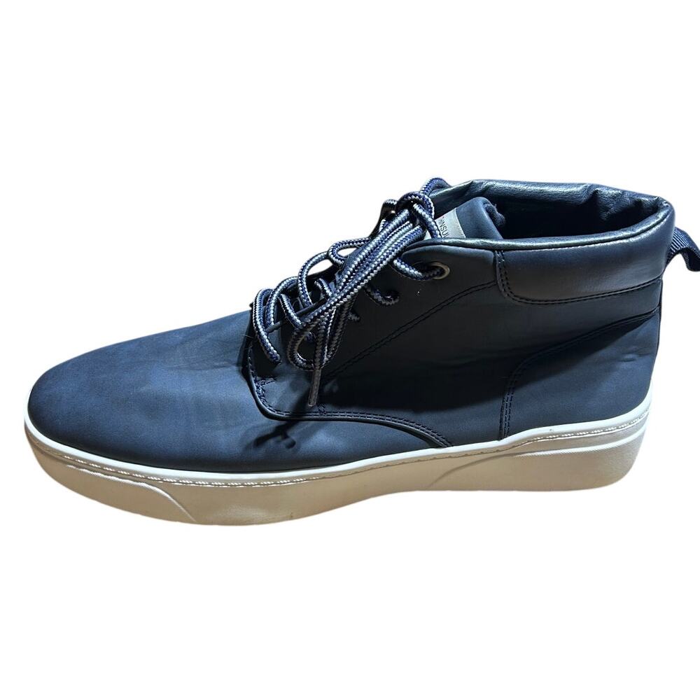 Primark Mens high top Chukka sneaker w/3M Thinsulate thermal Navy blue sz 9